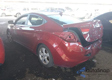 2013 Hyundai Elantra Gls из США, поврежденный, VIN 5NPDH4AE3DH448009